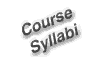 Course Syllabi