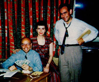 Ahmet Ertegun, Miriam Abramson, & Jerry Wexler