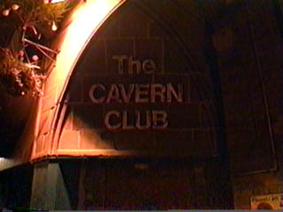 Entrance to the Cavern Club in Liverpool.