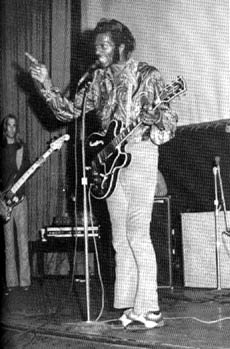 Chuck Berry in the early 70s