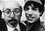 Mick Jagger with Ahmet Ertegun