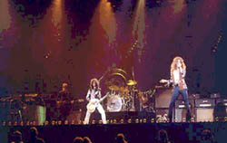 Led Zeppelin in Dallas in 1975