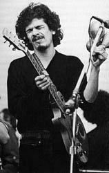 Carlos Santana playing at Altamont